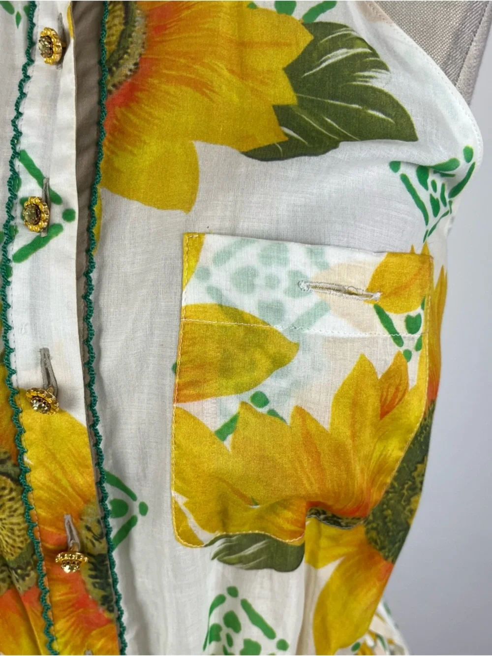 Dolce & Gabbana Sunflower Sleeveless Maxi Dress - Picture 5 of 11